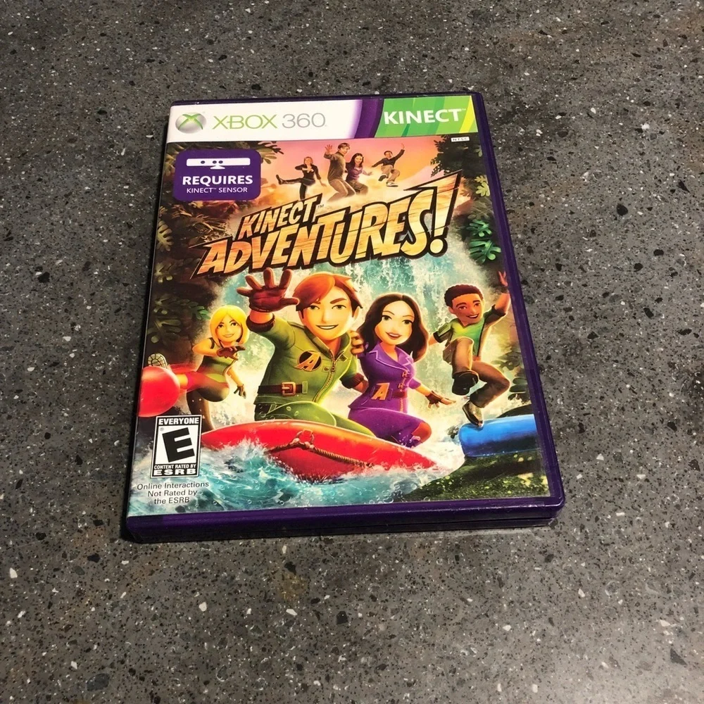BUNDLE of 3 XBOX Kinect Games - Adventure, Sports 1 & 2